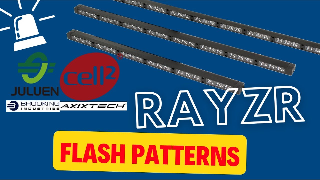 Traffic Advisor - TR3 Rayzr ALL flash patterns