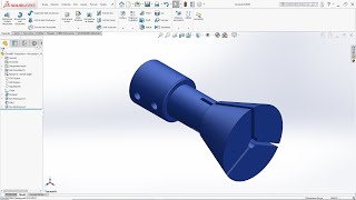 Solidworks Örnek Çizim 3D Solid Model Example