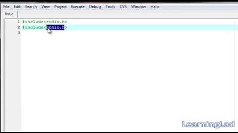 004  04   Creating First Program  Hello Wolrd  in C Programming Language Video Tutorials