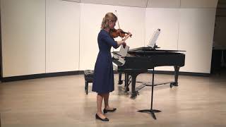 Violin Sonata No. 1 in G minor, BWV 1001 by J. S. Bach (Darya Voronina)