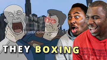 He Licked His JOINT | Superman vs Scp 096 Shy guy ( Fan Animation ) Reaction