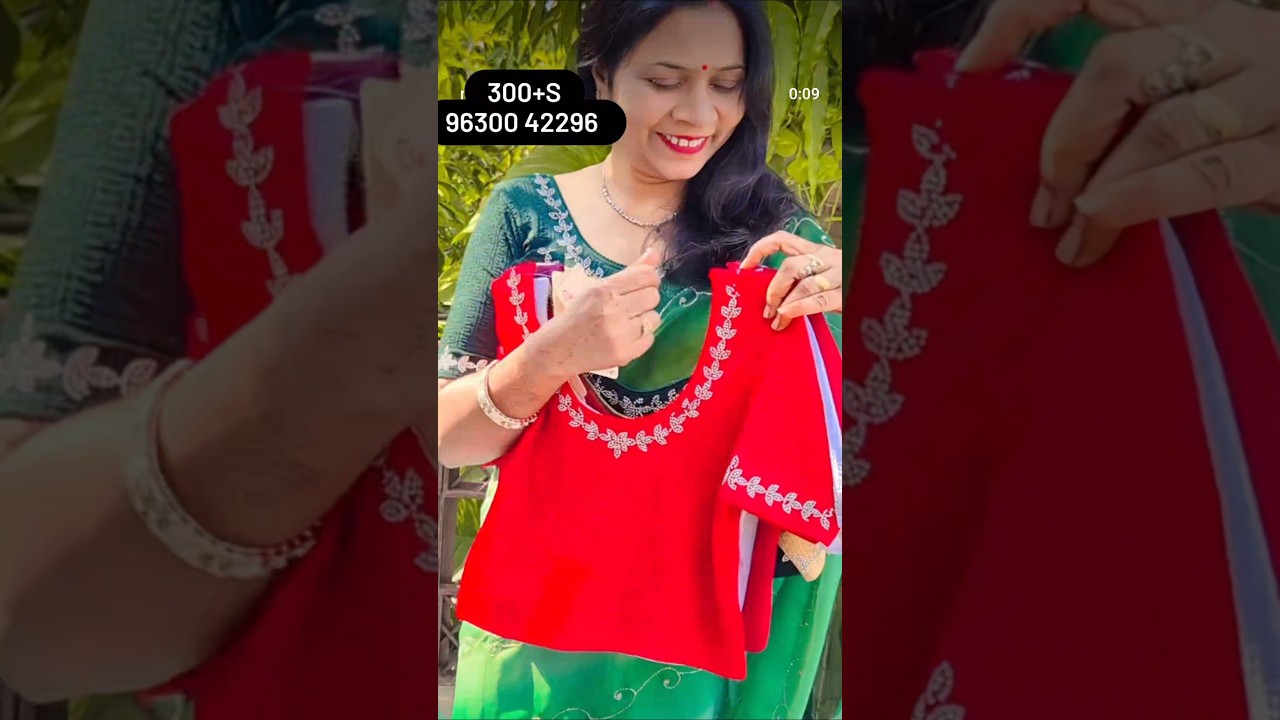 Beautiful Stone Work Party Wear Statchable Blouse