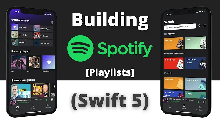 Building Spotify App in Swift 5 & UIKit - Part 12 - Playlists (Xcode 12, 2021, Swift 5) - Build App