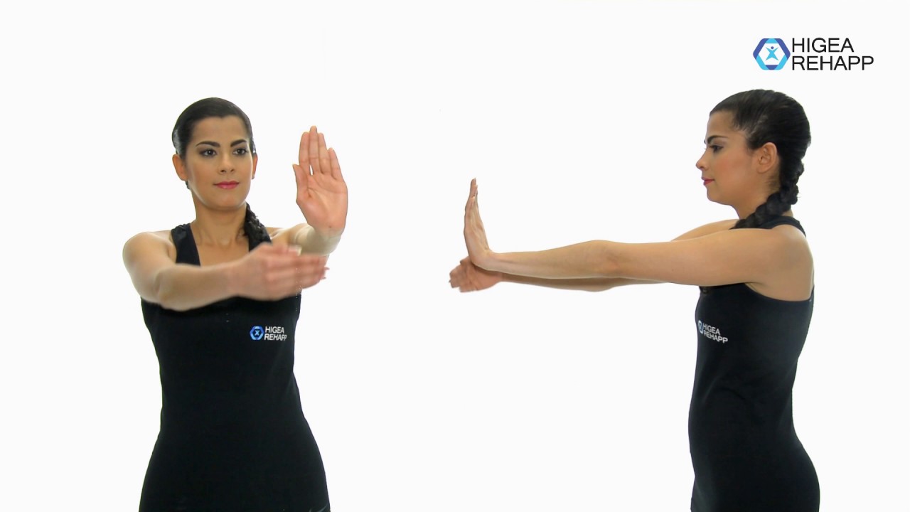 physiotherapy exercises Estiramiento de los extensores de muñeca