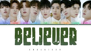 SF9 (에스에프나인) - 'BELIEVER' (Color Coded Lyrics Eng/Rom/Han/가사)