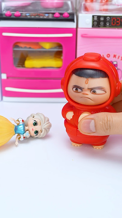 Satisfying with Unboxing & Review Miniature Nezha Elsa Toys Video | ASMR Videos #nezha