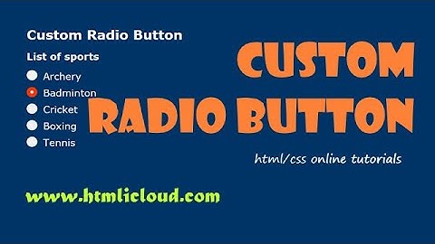 JOBKEY | Custom Radio-button