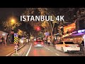 Istanbul Turkey 4K - Coastal Night Drive