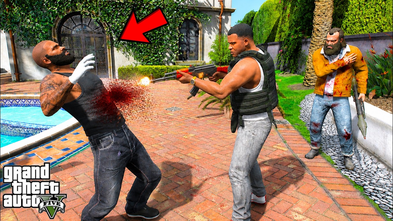 Franklin Finally Killed His Twin Brother in GTA 5 | SHINCHAN and CHOP