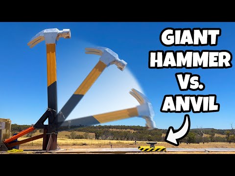 Can Our GIANT Hammer Destroy This Anvil?