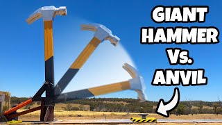 We Built a GIANT Hydraulic Hammer That Smashes EVERYTHING!