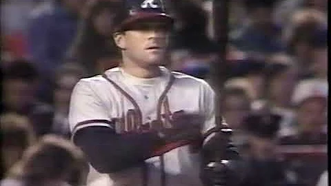 1990 MLB Atlanta vs New York NL, Apr 24