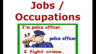 Jobs and Occupations Vocabulary-English for children, ESL Kids Lessons
