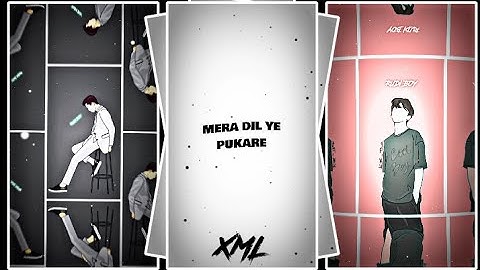 Mera Dil ye pukare 💘💝 Alight Motion video editing 😍 xml preset 😘 #xml #alightmotion #xmlfile