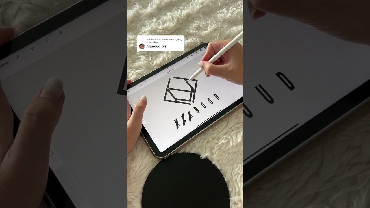 Creative Logo Design Unveiled Using Procreate on iPad Brand Identity Inspiration 