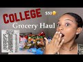 Grocery Haul: College Edition | $50 Budget