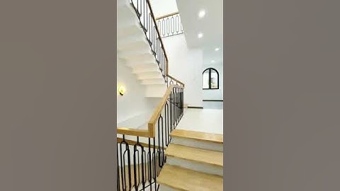 Cầu thang sắt nghệ thuật siêu đẹp