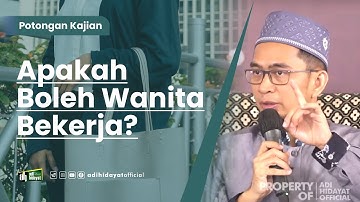 Apakah Boleh Wanita Bekerja? - Ustadz Adi Hidayat