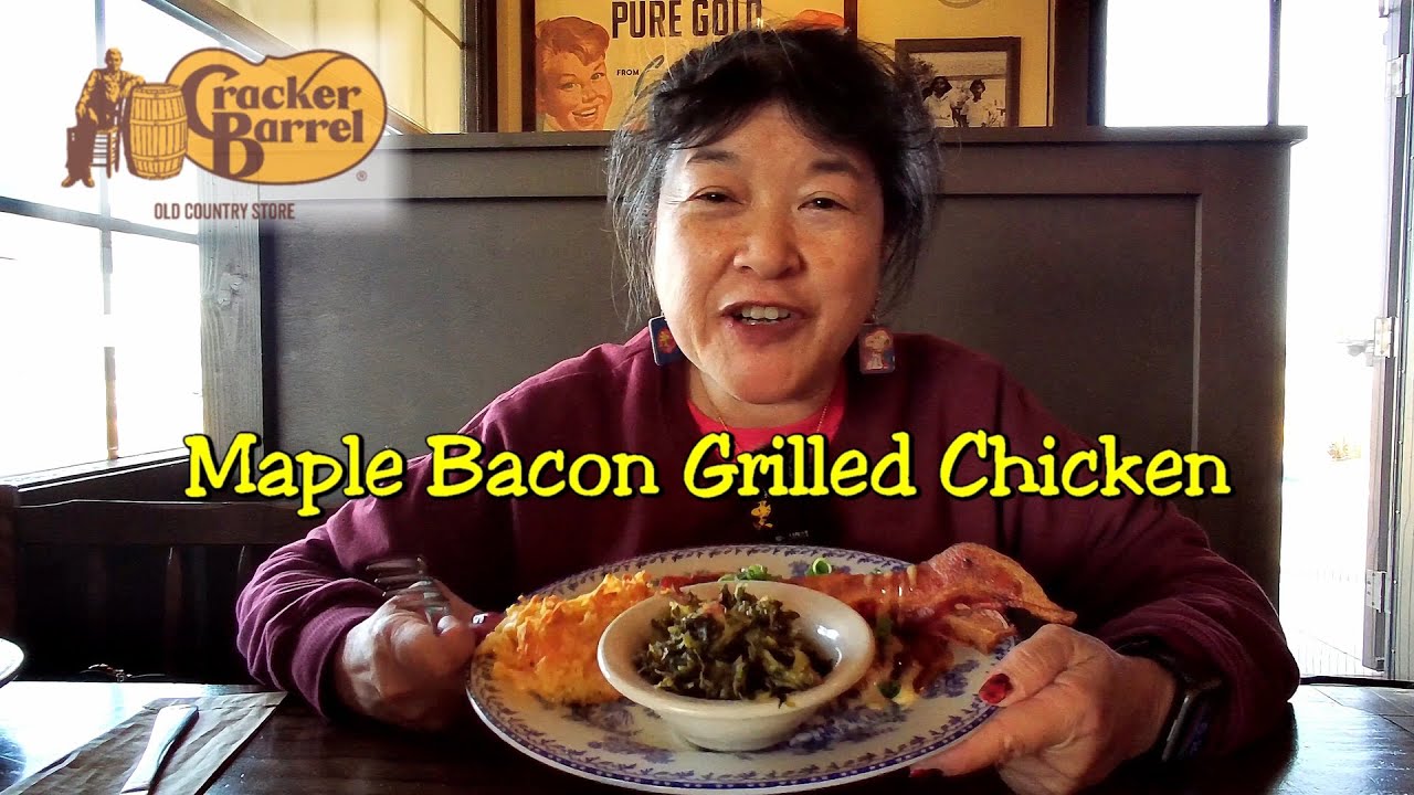 Maple Bacon Grilled Chicken at Cracker Barrel 2022WinterWonderSnacks 