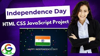 HTML CSS JavaScript Project || Happy Independence Day  || Practice Project 2024