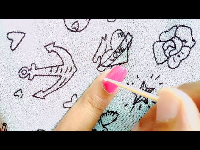 Easy nail art WITHOUT TOOLS for biggeners class=