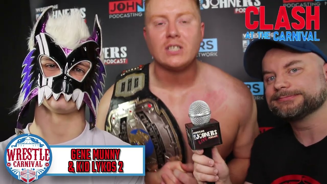 Clash at the Carnival - Gene Munny & Kid Lykos 2 Backstage Interview (Wrestle Carnival)