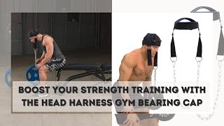 Neck and Head Harness - Neck Training Head Harness with Chain for Weight Lifting, Chin and Neck
