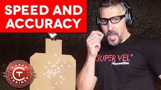 Talking About Speed and Accuracy while Pistol Training
