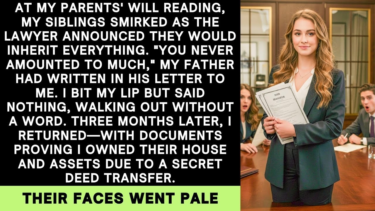 At My Dad’s Will Reading, I Was Left With NOTHING  But 3 Months Later… THEY LOST EVERYTHING