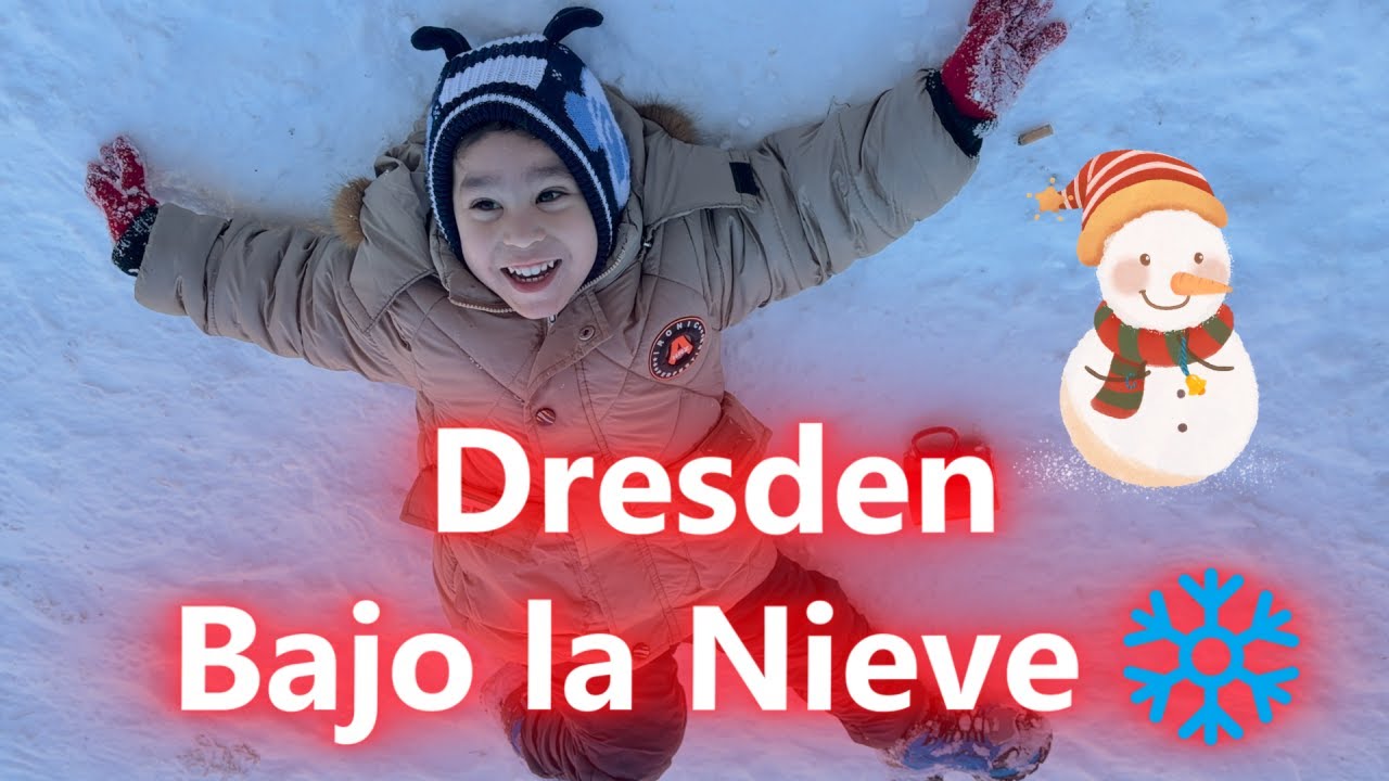 La Gran Nevada en Dresden ❄️ | Así se Vive el Invierno en Alemania