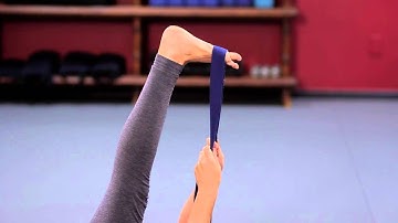 Hamstring Stretches With an Elastic Band