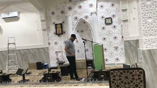 تركيب سماعات في مسجد صغير #speaker #mixer