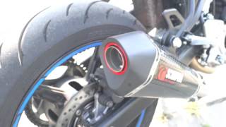 Suzuki SV650 2016 with Scorpion Serket Taper