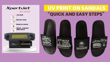 Direct Print on Leather Sandals Mutoh UV 461UF