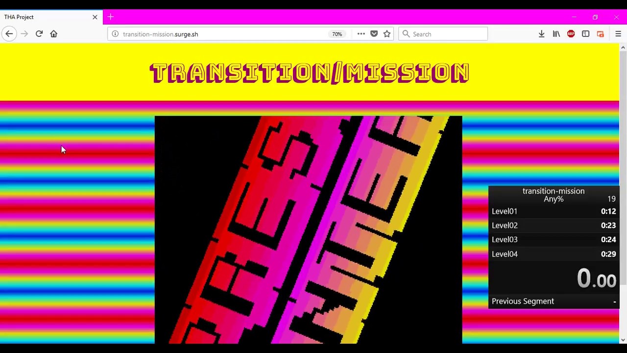 Transition-Mission Any% Speedrun [28.02]