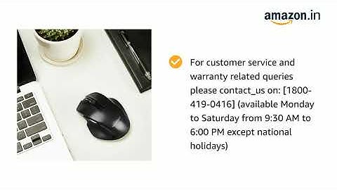 AmazonBasics Compact Ergonomic Wireless PC Mouse with Fast Scrolling - Black @BestHomeProductsIndia