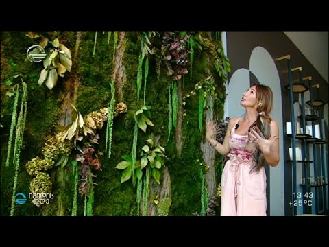 ინტერიერი ვერტიკალური ბაღებით - ინტერიერის თანამედროვე შტრიხი