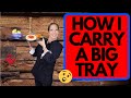 HOW TO CARRY A BIG TRAY | RESTAURANT TRAINING