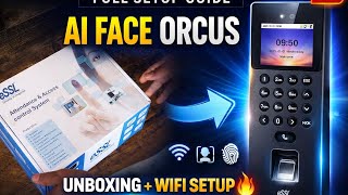 eSSL Biometric AI Face Orcus Machine Setup Step by Step | AI Face Orcus Full Review + Unboxing