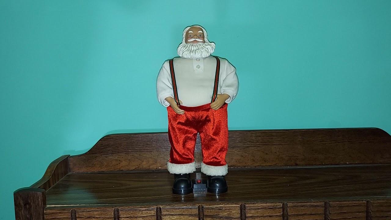 Gemmy animated 2000 Jolly Jiggle/Jiggly Belly Laughing Santa (Uncommon)