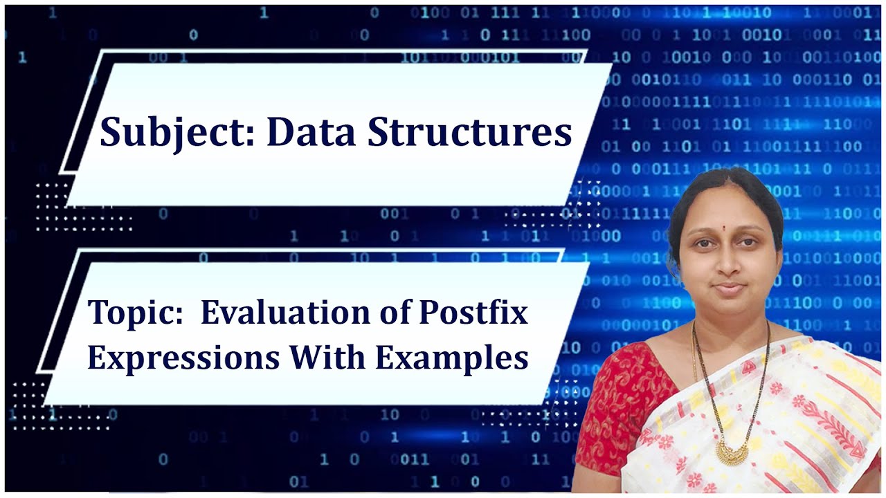 LEC09| DATA STRUCTURES |Evaluation of Postfix Expressions With Examples ...