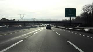 New Jersey Turnpike (Exits 8 to 7A) southbound (Car Lanes)