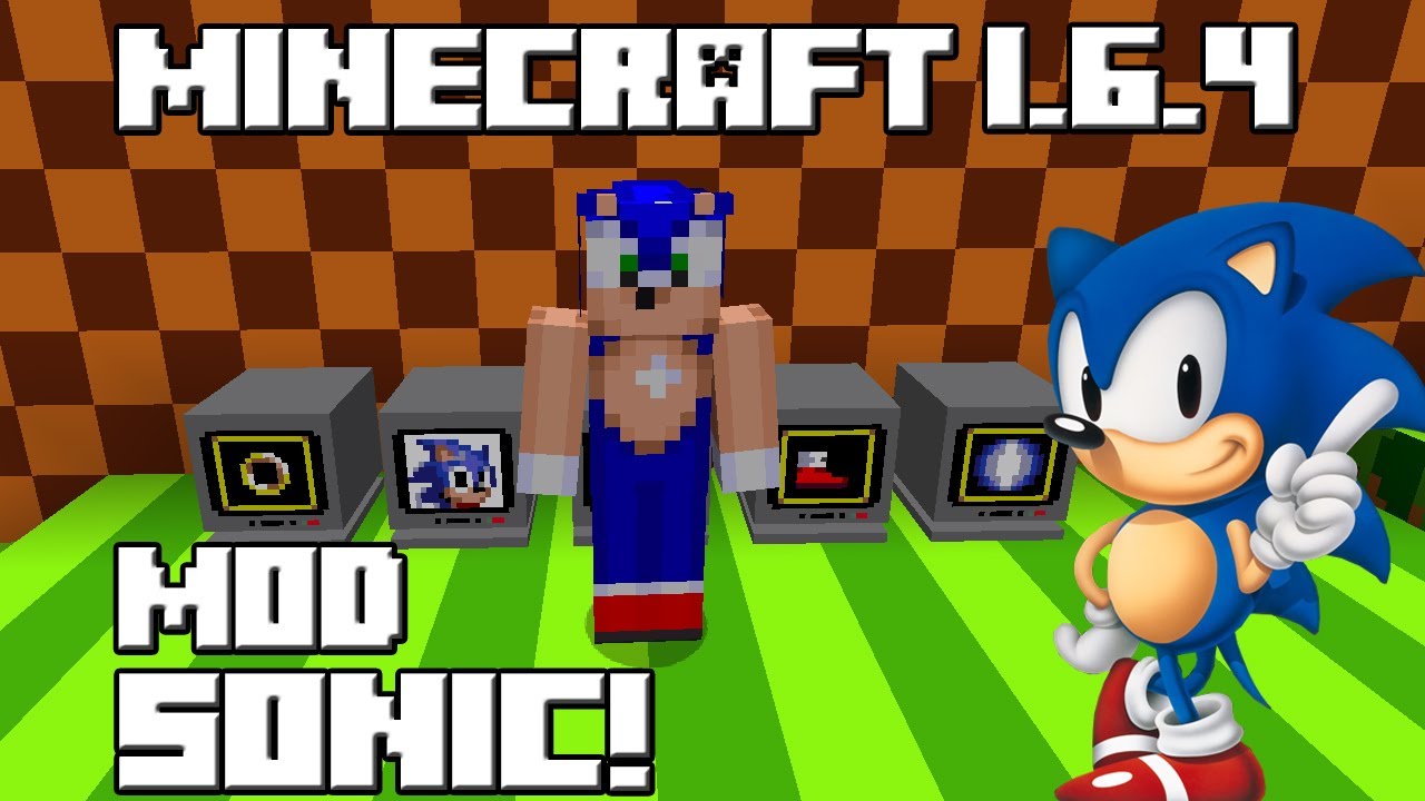 Minecraft 1.6.4 MOD SONIC! - YouTube