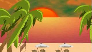 Sunset 2d animation