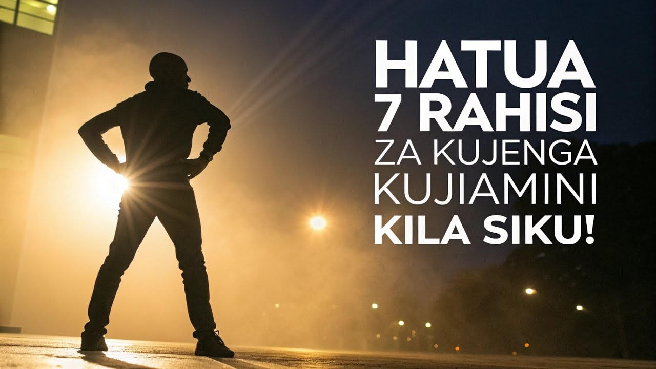 Hatua 7 Rahisi za Kujenga Kujiamini Kila Siku (Hakuna Atakayekuambia Hii!)