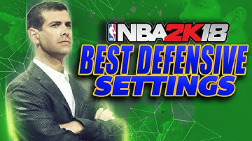 NBA 2K18 Defensive Settings Tips & Tutorial!