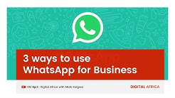 3 Ways to Use WhatsApp for Business: Save Contacts, Broadcast Lists & Status - Durasi: 6.38. 