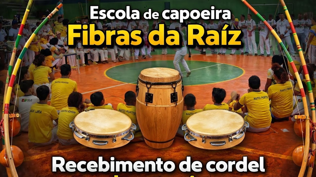 Evento de capoeira Eunápolis Recebimento de Cordel Fibras da Raíz 