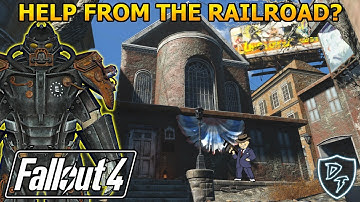 Fallout 4 - Burning Cover and Helping The Railroad - Episode 57