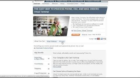 Pay Pal Virtual Terminal
